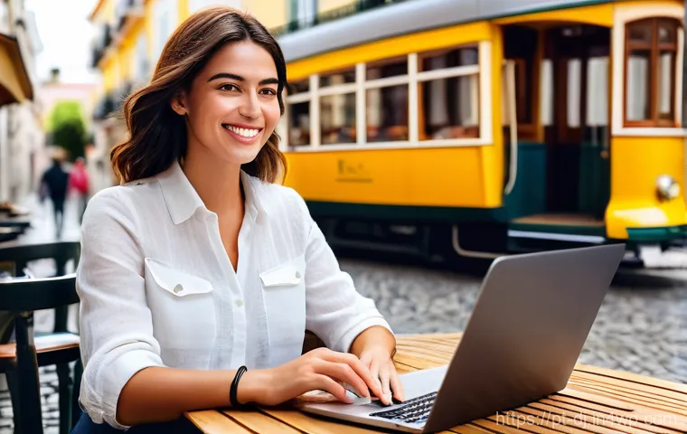 솔로프레너와 플랫폼 비즈니스 모델 - **Prompt 1: "Solopreneur's Dream in Lisbon"**
    A vibrant, sunlit scene featuring a young Portugue...