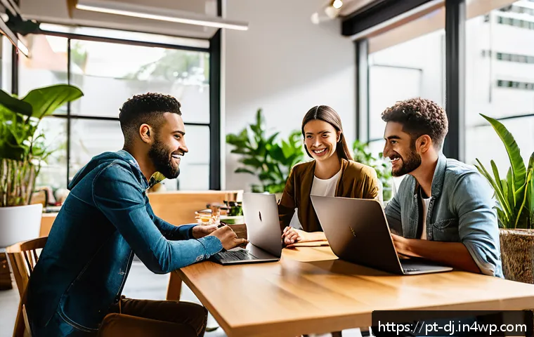 솔로프레너 네트워크 운영의 도전과 보상 - A diverse group of young solopreneurs gathered in a modern co-working space in São Paulo, Brazil, en...