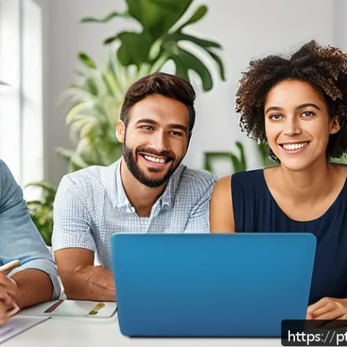 솔로프레너 네트워크의 발전을 위한 피드백 수집 방법 - A modern digital workspace scene showing a diverse group of Brazilian solopreneurs collaborating onl...
